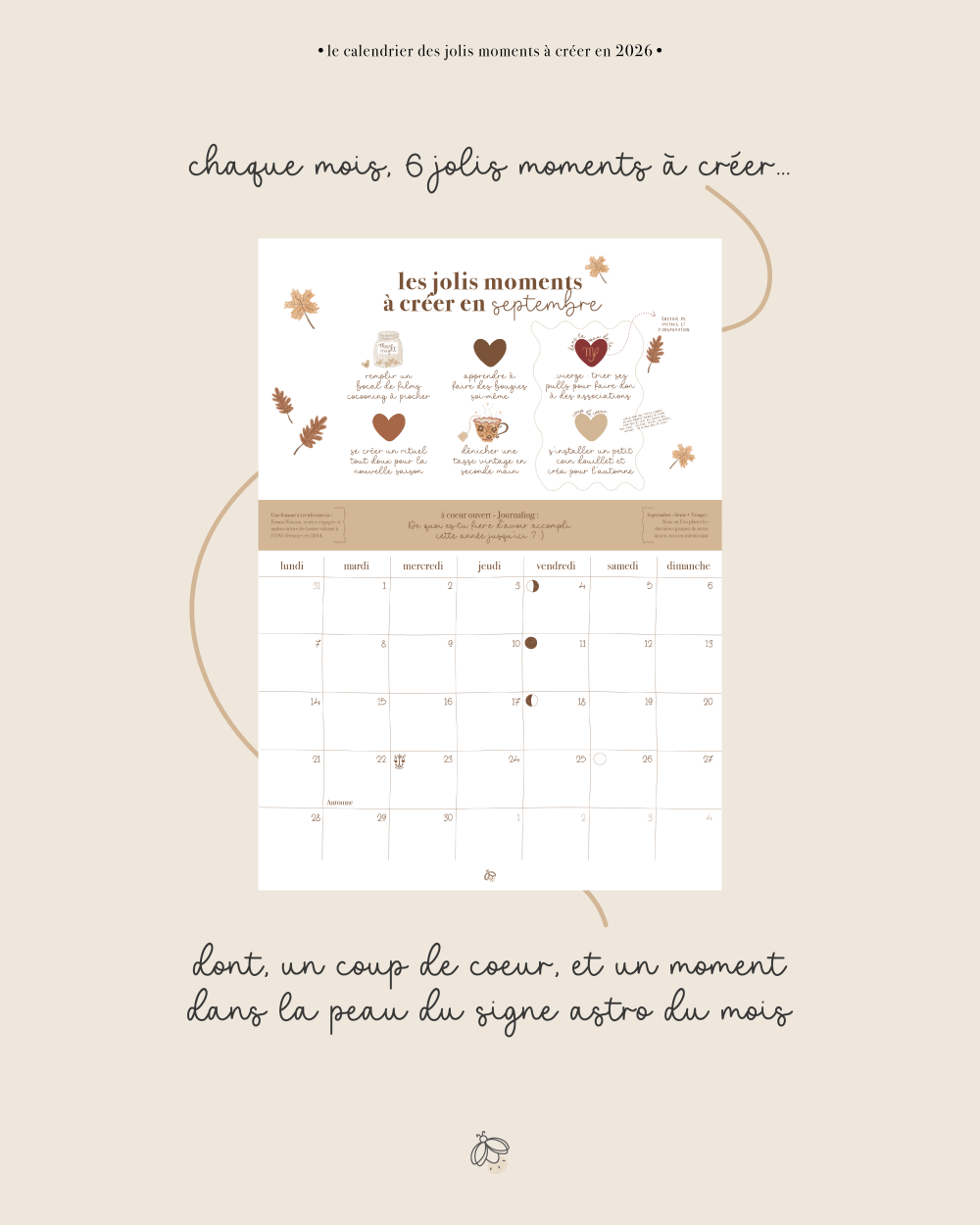Calendrier des jolis moments à créer en 2026 – Image 3